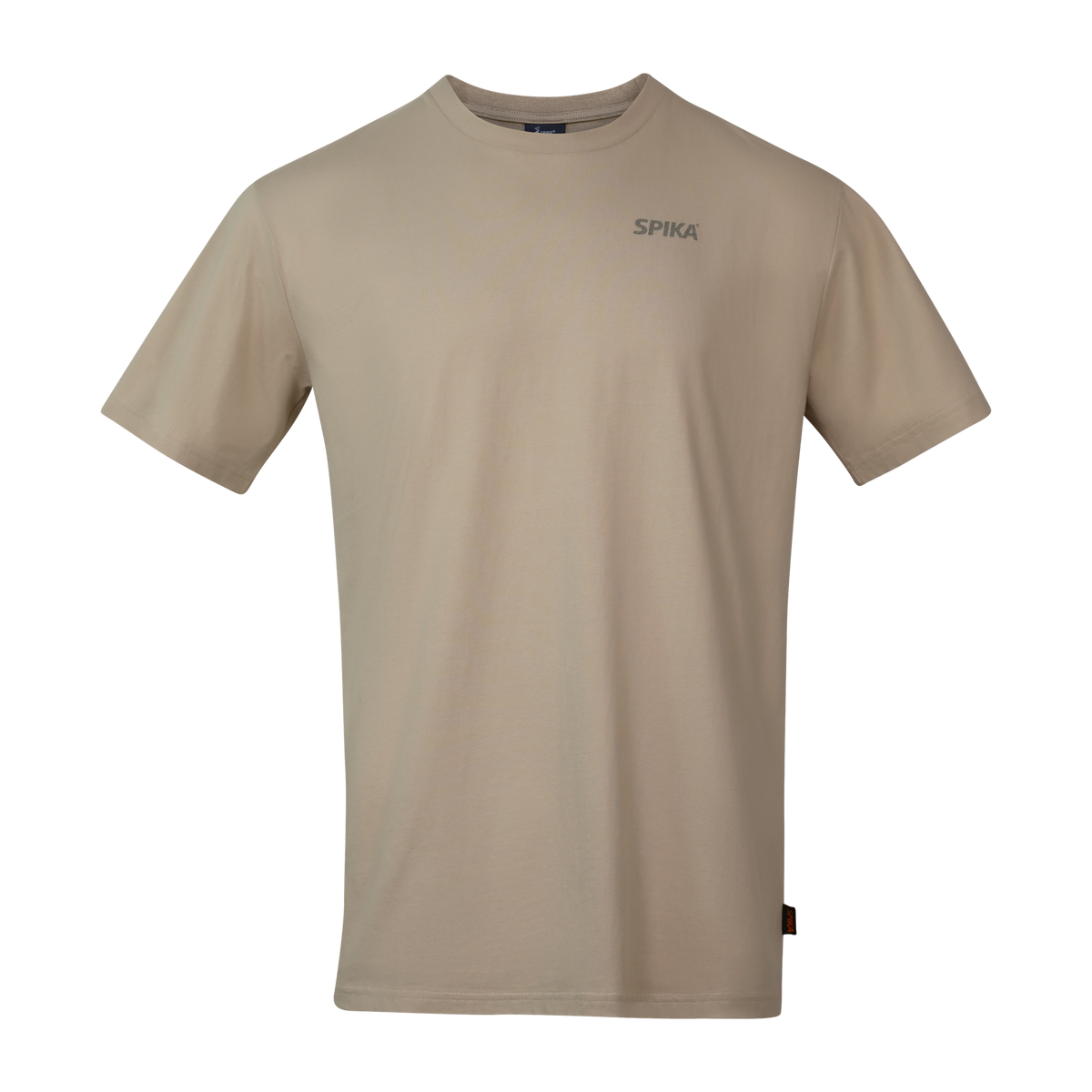 Spika No Boundaries men's T-shirt in Grey, front view with small Spika chest logo