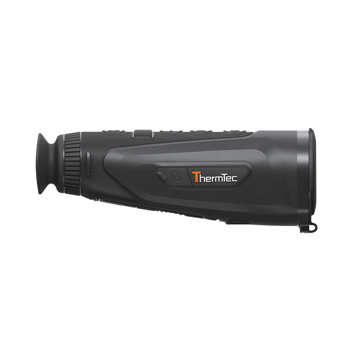 ThermTec Cyclops 335L 3.0 thermal monocular, opposite side profile with ThermTec logo