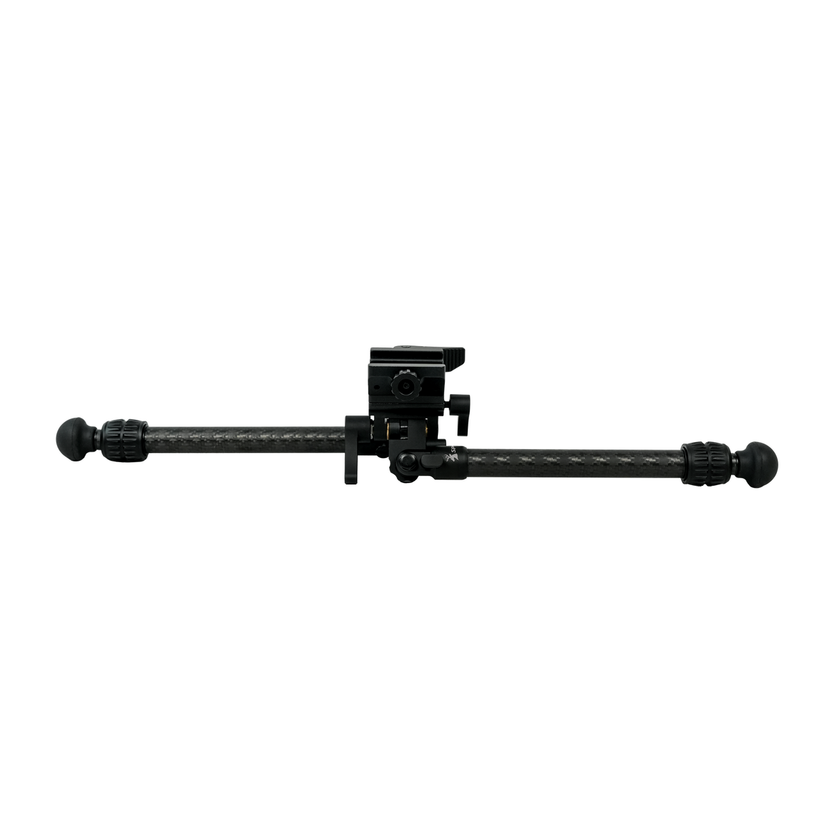 Spika Velocity Carbon Bipod 3-12in with legs folded flat