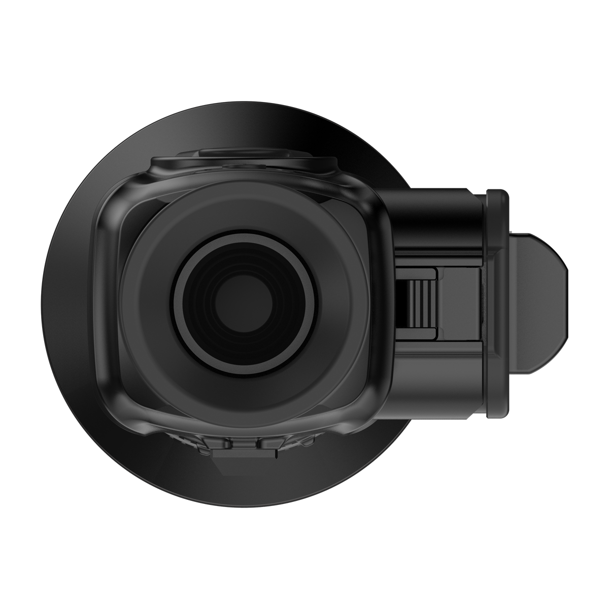 ThermTec Vidar-LRF 335L 2.0 thermal compact scope, rear end-on view of eyepiece and side module