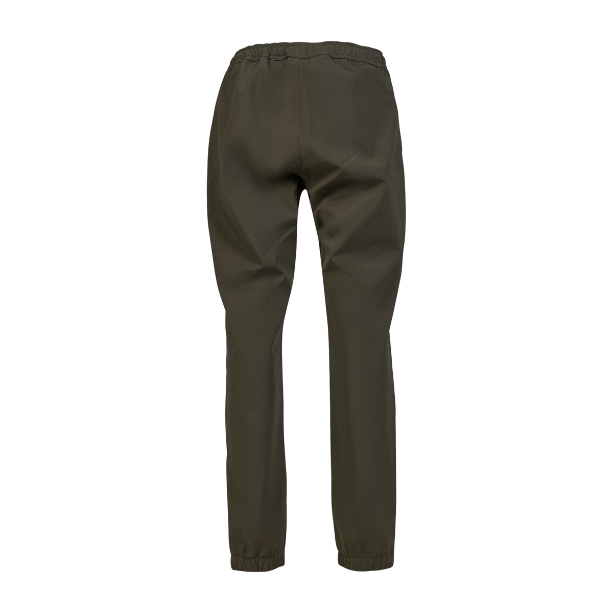 Spika Reign women's pants in Olive Summit, back view of the elastic waist and seat