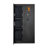 Spika SDD double door safe with left door open showing carpeted shelves