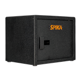 Spika SPK key pistol safe, angled side view showing textured black finish
