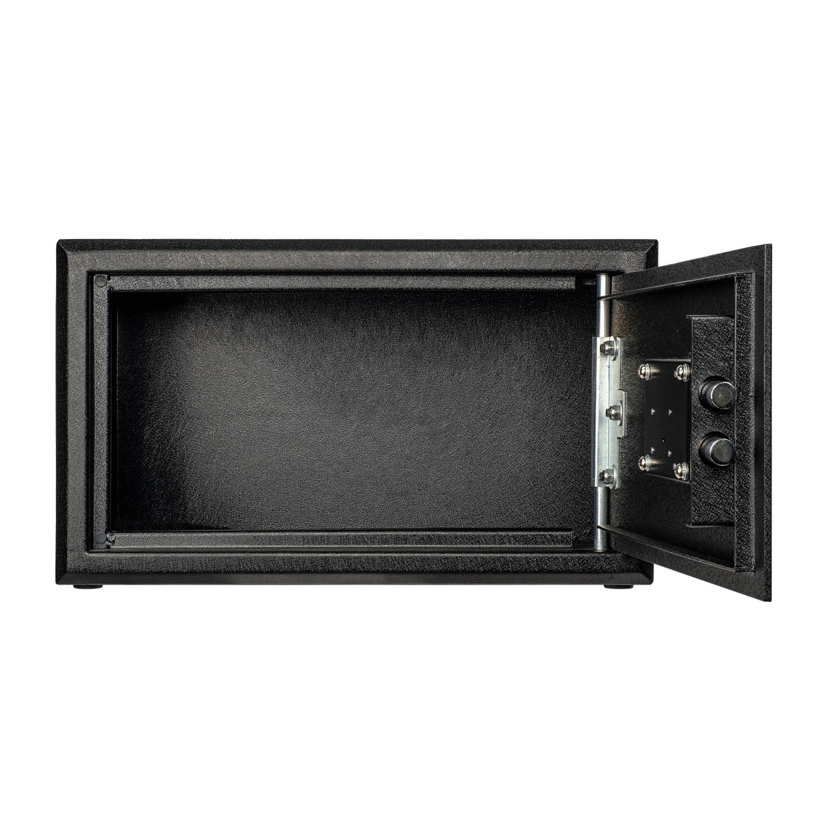 Spika S3A large ammo safe addition with door open showing empty interior and locking bolts