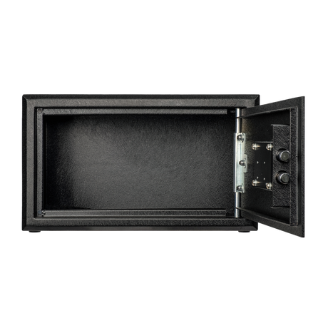 Spika S3A large ammo safe addition with door open showing empty interior and locking bolts