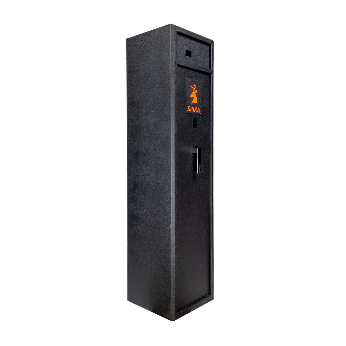 Spika S2 medium 8-gun safe, angled view from the right showing the side panel
