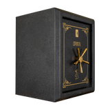 Spika SPP1-W premium handgun key safe, angled view from the right showing the side panel