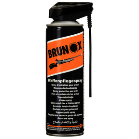 Brunox Turbo Aerosol Power Click 300ml gun care spray with flip-up straw applicator nozzle