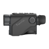 ThermTec Cyclone 315 thermal monocular in dark grey, opposite side showing ThermTec logo and focus dial