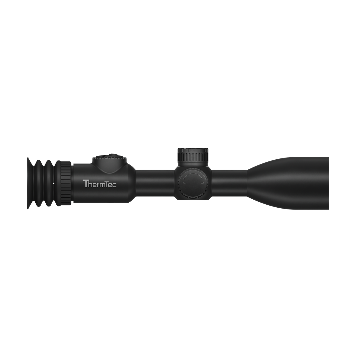 ThermTec IBEX 335L thermal tube scope in black, left side profile with ThermTec logo