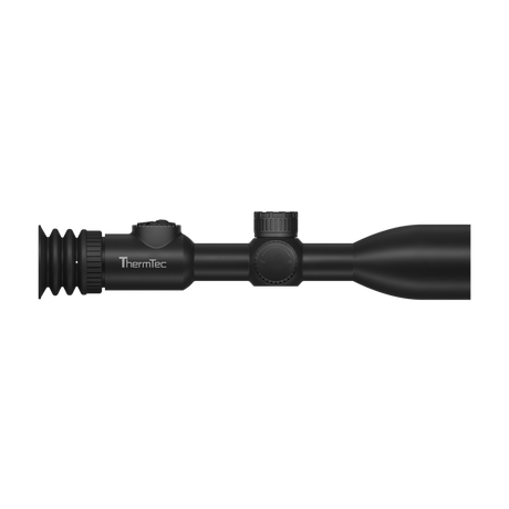 ThermTec IBEX 335L thermal tube scope in black, left side profile with ThermTec logo