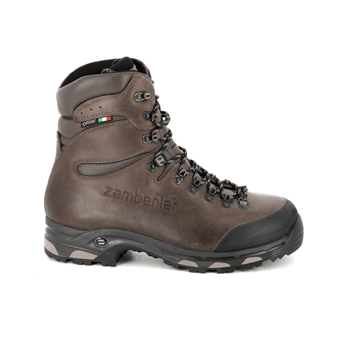 Zamberlan 1004 Hunter Evo GTX RR WL men's hunting boot in Waxed Chestnut, outer side profile