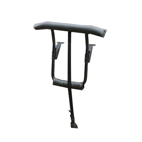 Spika window shooting rest with padded horizontal bar, padded lower support and window mount brackets