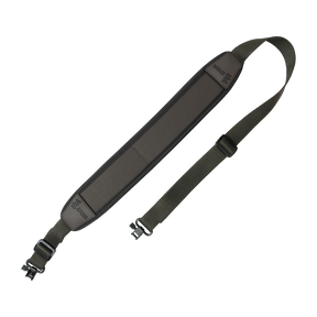 Spika Alpine rifle sling in Mocha/Black with padded shoulder section, adjustable strap and swivels