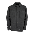 Spika GO Civvy men's shirt jacket in slate wool-look fabric, front view with twin chest pockets