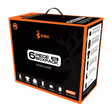 Spika men's 6 Piece Box Pack in black and orange gift box with stag logo and contents icons