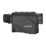 ThermTec Cyclone 325 thermal monocular in dark grey, side profile with Cyclone 325 model label