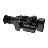 ThermTec Vidar-LRF 650L 2.0 thermal compact scope, three-quarter view of battery pack and large objective