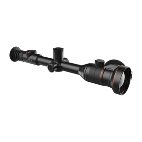 ThermTec Ares 360 2.0 thermal tube scope in black, three-quarter front view with large objective lens