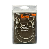 Spika universal split ring gaiter wires 2 pack in retail packaging, front view