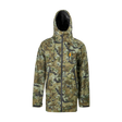 Spika Edge men's waterproof hunting jacket in Biarri Camo with hood and full zip, front view