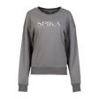 Spika Coronet women's crew neck sweatshirt with white Spika logo across the chest, front view