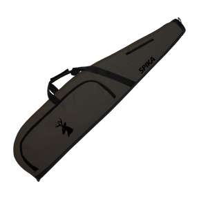 Spika deluxe 49in gun bag in mocha and black with front pocket and carry handle