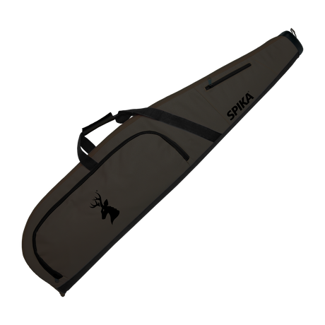 Spika deluxe 49in gun bag in mocha and black with front pocket and carry handle