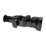 ThermTec Vidar 660 2.0 thermal compact scope, rear three-quarter view showing eyepiece, battery door and turret