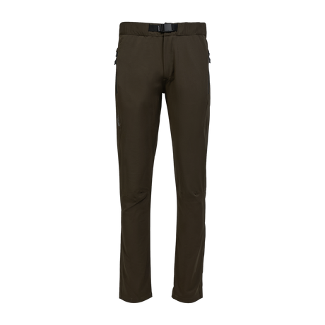 Spika Nomad men's hunting pants in Olive Summit, front view with integrated buckle belt