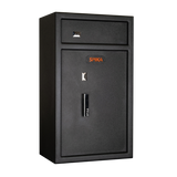 Spika S3H large pistol safe with ammunition compartment, Category H/D, three-quarter view