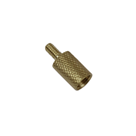 Spika brass adaptor, 8-32 male rifle thread to 5/16-26 female thread