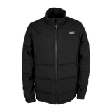 Spika GO Chase X men's jacket in black, front view with full zip and SPIKA chest badge
