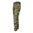 Spika Valley men's hunting pants in Biarri Camo, front view with grey reinforced panels