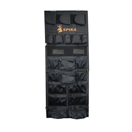 Spika medium double gun safe organiser, black door panel with multiple pockets and pouches