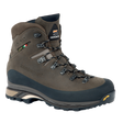 Zamberlan 960 Guide GTX RR WL men's hiking boot in dark brown, three-quarter front view