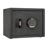 Spika SP digital pistol safe, Category H, with keypad and handle, three-quarter view