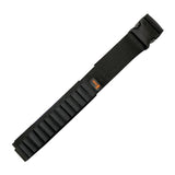 Spika rifle ammo belt in black webbing with cartridge loops and quick-release buckle