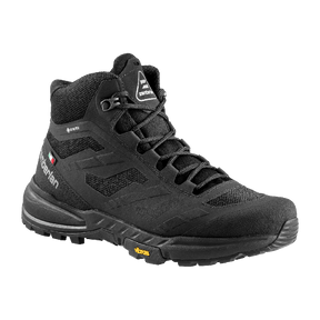 Zamberlan 219 Anabasis Evo GTX men's hiking boot in black, three-quarter front view