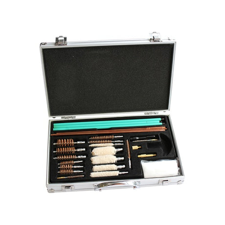 Spika premium cleaning kit in aluminium case with rods, brushes, mops and patches