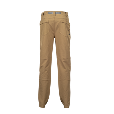 Spika Recon men's hunting pants in Khaki, back view showing rear pockets and knee panels