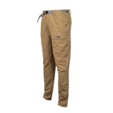Spika Recon men's hunting pants in Khaki, three-quarter side view with Spika cargo pocket