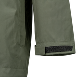 Spika Scout men's jacket in Olive, close-up of the hook-and-loop adjustable cuff
