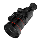 ThermTec Vidar-LRF 660L 2.0 thermal compact scope, elevated front three-quarter view of lens and laser rangefinder