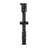 ThermTec Ares 335 2.0 thermal tube scope in black, top-down view of turrets and controls