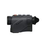 ThermTec Cyclone 625 thermal monocular in dark grey, side profile with ThermTec logo and focus dial