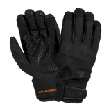 Spika Arctic men's gloves in black, pair showing hexagon grip palm and back of hand