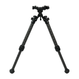 Spika Velocity Carbon Bipod 3-12in with legs fully extended, front view