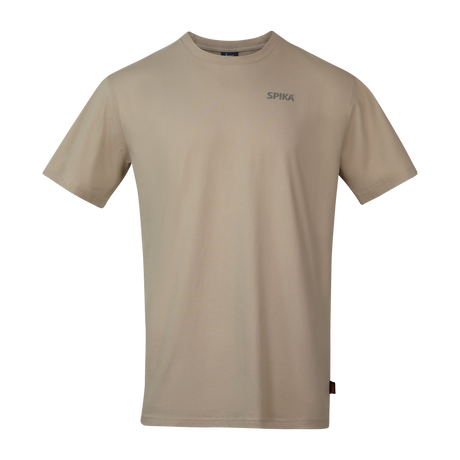 Spika No Boundaries men's T-shirt in Grey, front view with small Spika chest logo