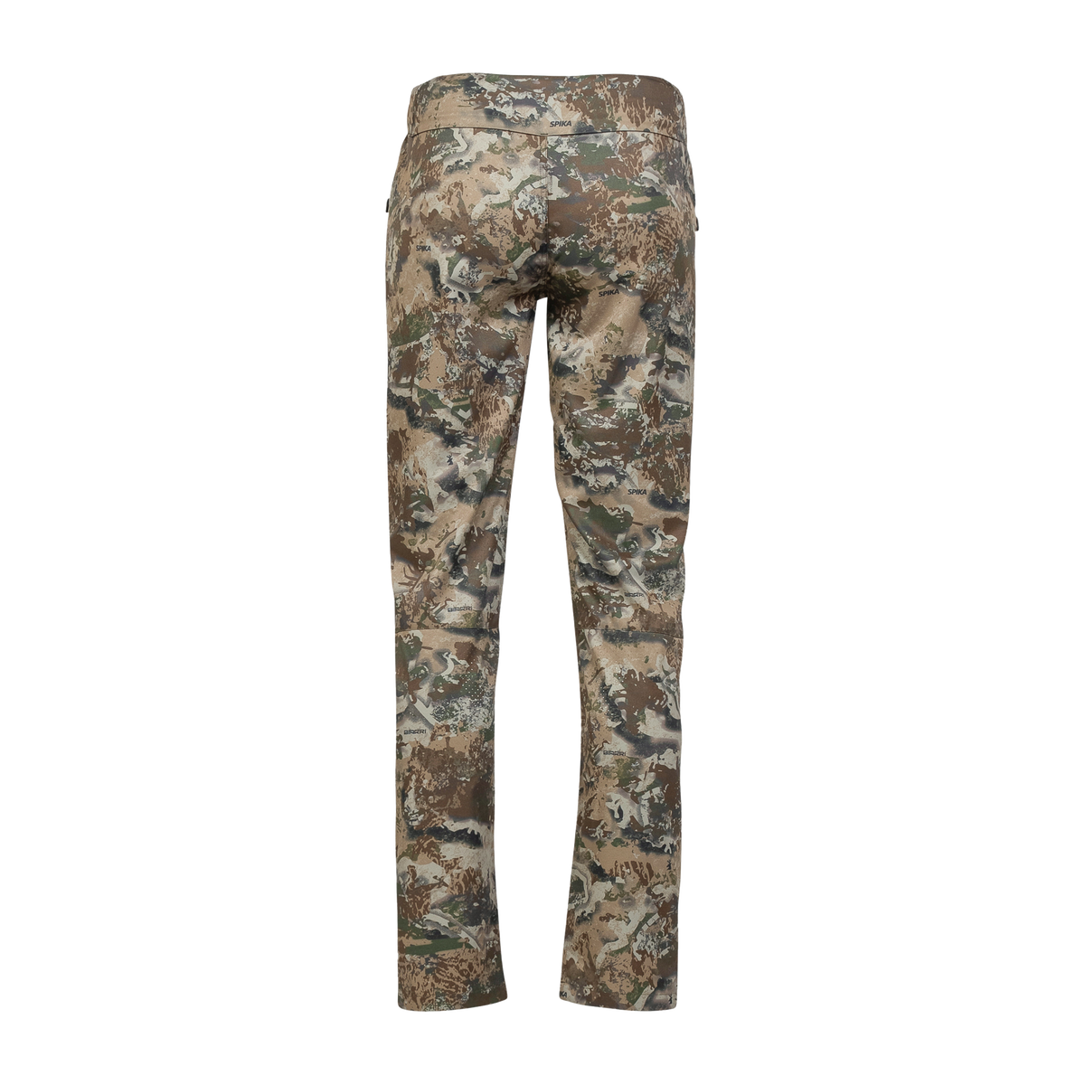 Spika Nomad men's hunting pants in Biarri Camo, back view of the seat and legs